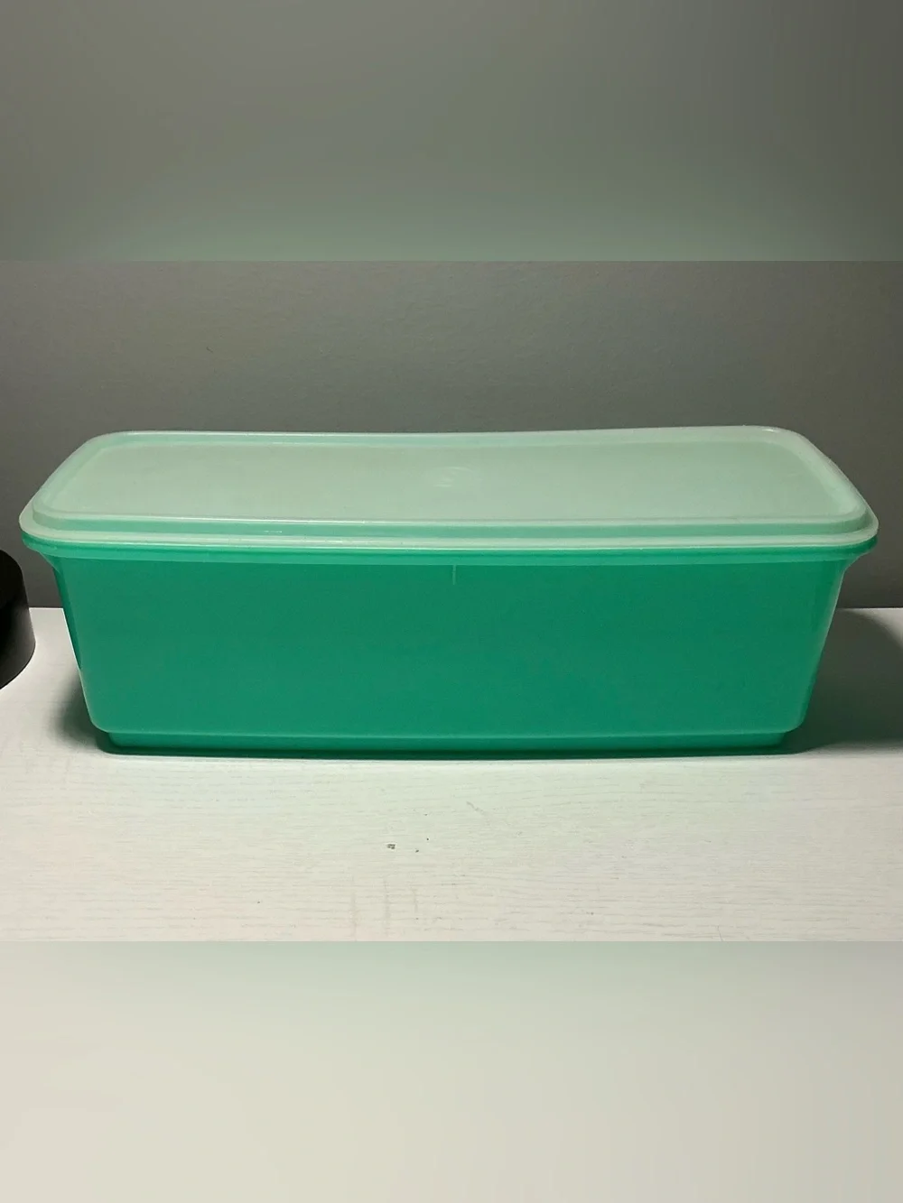 VTG Tupperware Jadeite Green 3 Piece Vegetable Keeper